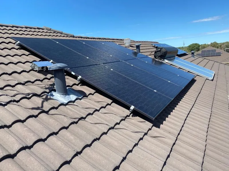 Solar installation Perth: panels installed by Perth Solar Direct on a tiled residential roof